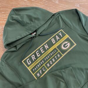 Green Bay Packers MEDIUM Women's Green‎ Hoodie Sweatshirt NFL ~ EXCELLENT & FAST